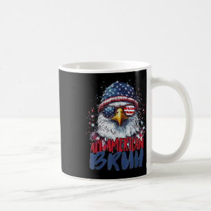 4th Of July Tee All American Bruh Eagle Kids Teen Coffee Mug