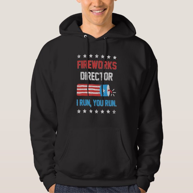 4th Of July Tee Fireworks Director I Run You Run K (Front)