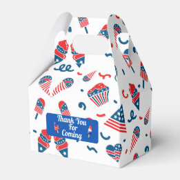 4th Of July Thank You Favour Box
