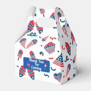 4th Of July Thank You Favour Box