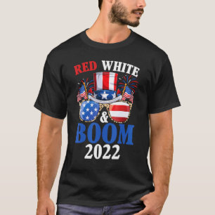 4th Of July The Fireworks Red White And Boom 2022  T-Shirt
