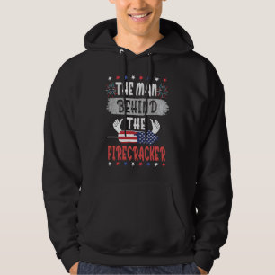 4th Of July The Man Behind The Firecracker Patriot Hoodie