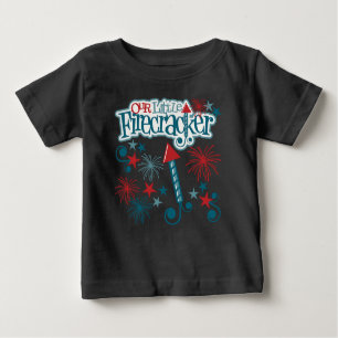 4th of July Toddler Black T shirt