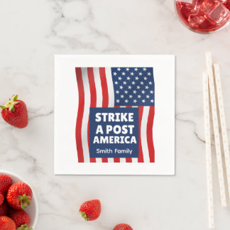 4th of july ultimate family party napkin
