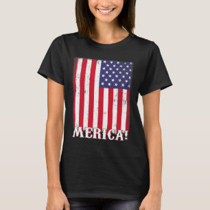 4th Of July US American Flag Patriotic  T-Shirt