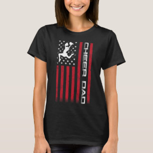 4th Of July Us Flag Cheer Dad Shirt For Father's C