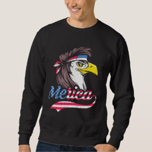 4th Of July US Flag Patriotic Eagle Of Freedom Sweatshirt