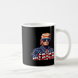 4th Of July Usa American Flag Trump Vintage Outfit Coffee Mug