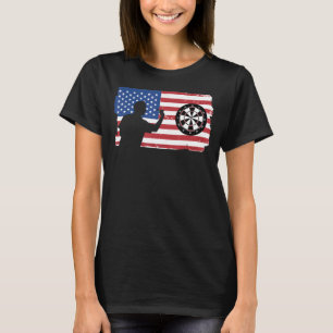 4th Of July Usa Darts American Flag Patriotic Prid T-Shirt