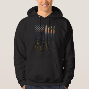 4th Of July Usa Flag Retro New York City Best Vint Hoodie