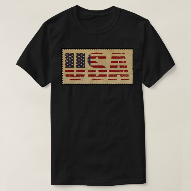 4th of July  USA Flag United States Independence D T-Shirt (Design Front)