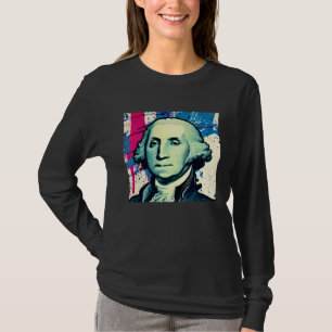 4th of July USA George Washington American Art On T-Shirt
