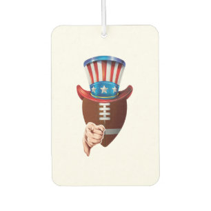 4th of July USA Indepedence day Patriotic Uncle Sa Car Air Freshener