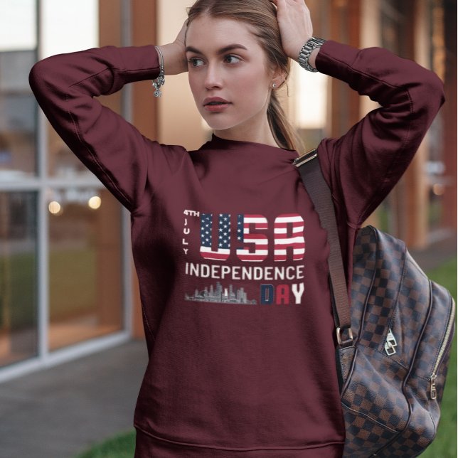 4th of July - USA Independence Day design Sweatshirt (Creator Uploaded)