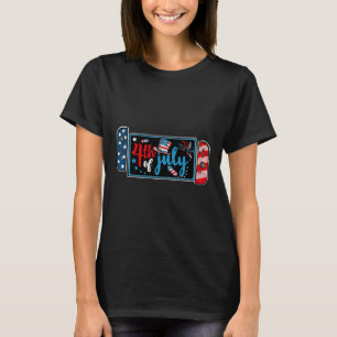4th Of July Video Game American Gamer Kids Boys Me T-Shirt