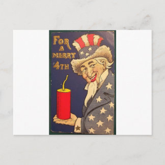 4th of July Vintage Postcard