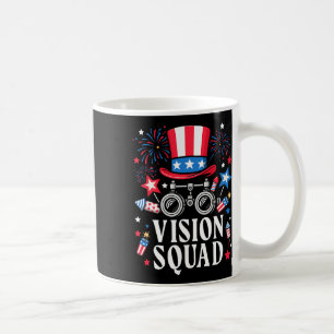 4th Of July Vision Squad Optometry Optician Optome Coffee Mug