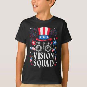 4th Of July Vision Squad Optometry Optician Optome T-Shirt