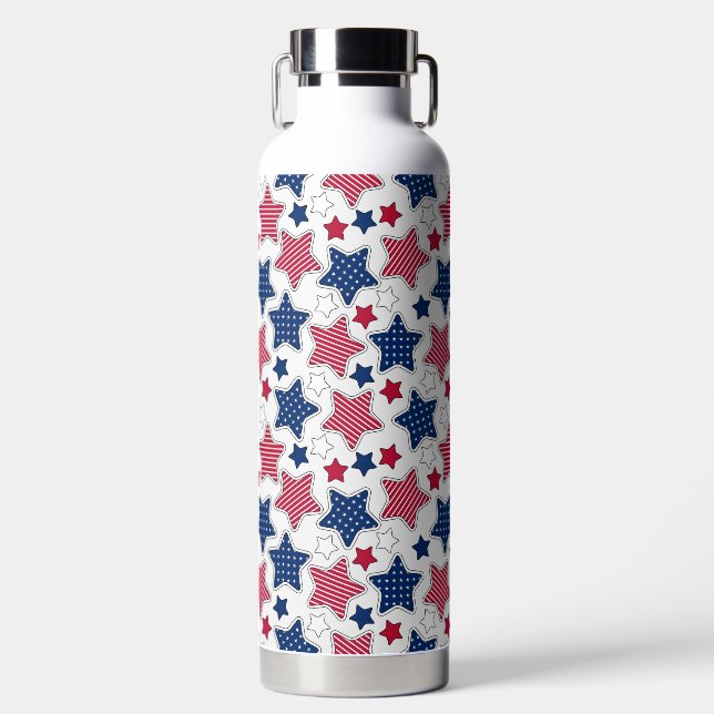 4th Of July Water Bottle (Front)