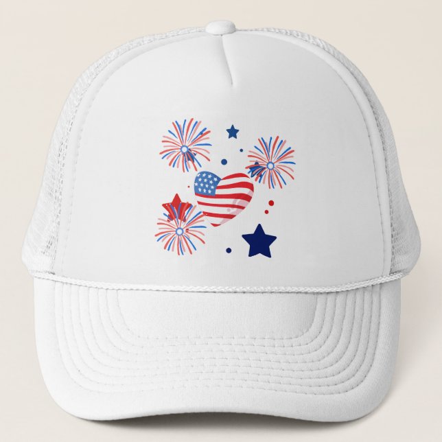 4th of July women's cap (Front)