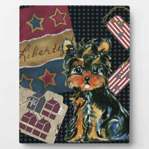 4TH OF JULY YORKIE POO PLAQUE