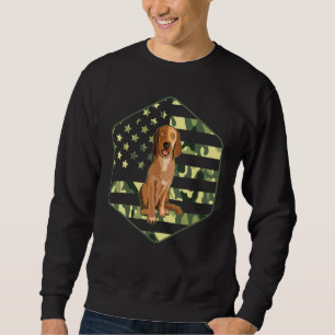 4th Of Julycamo American Flag Rhodesian Ridgeback Sweatshirt