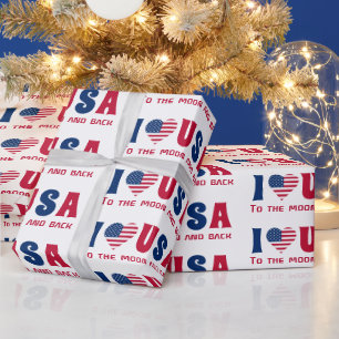 4th of Julye Personalised Wrapping Paper