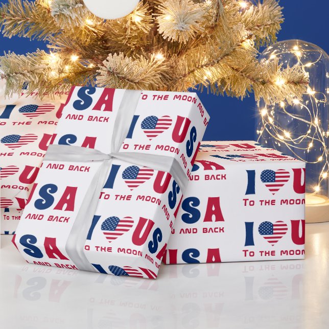 4th of Julye Personalised Wrapping Paper (Holidays)