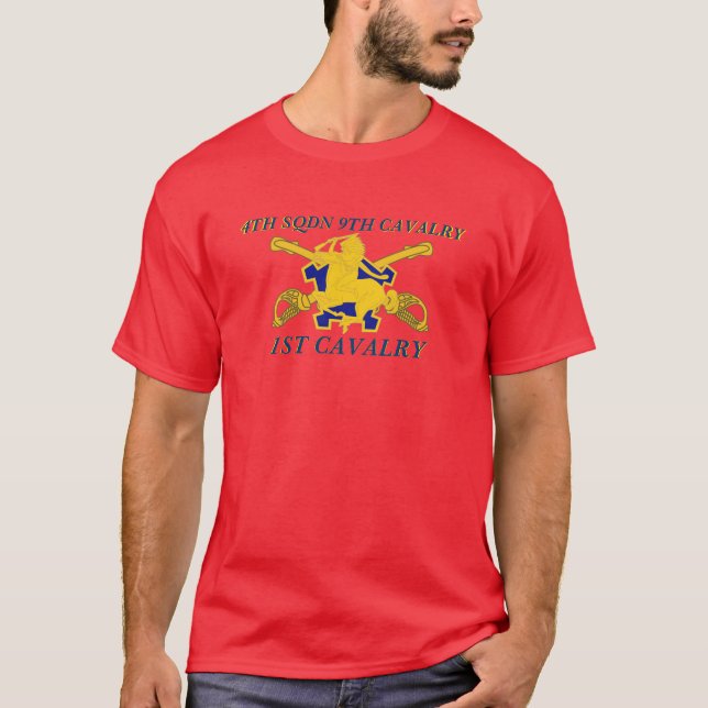 4TH SQUADRON 9TH CAVALRY 1ST CAVALRY SHIRT (Front)