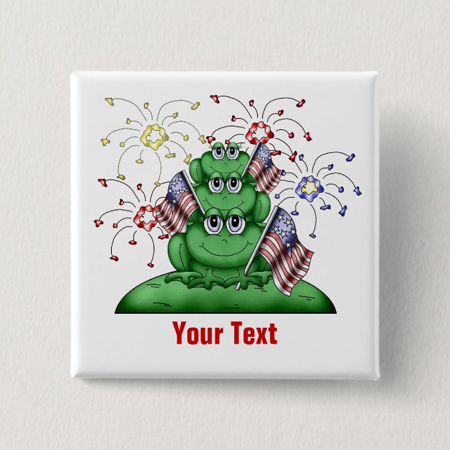 4th- Square Button (Front)