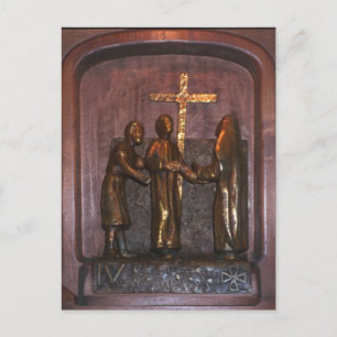 4th Station of the Cross Postcard