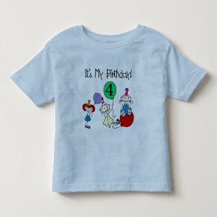 4th Stick Kids Party Birthday Tshirts and Gifts