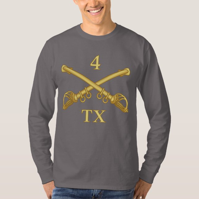 4th Texas Cavalry T-Shirt (Front)