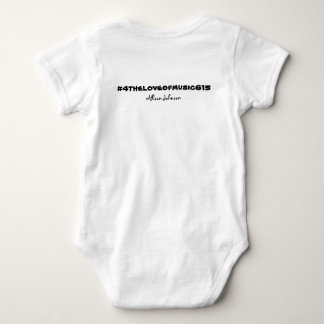 4theloveofmusic "Shakespeare" baby outfit Bodysuit