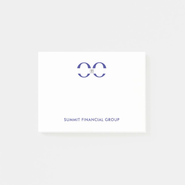 4x3 Custom Business Logo Branding Notepad (Front)