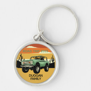 4x4 Family Adventure Personalised Custom Text Key Ring