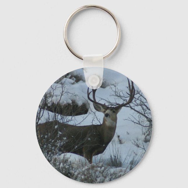 4X4 Mule deer Key Ring (Front)