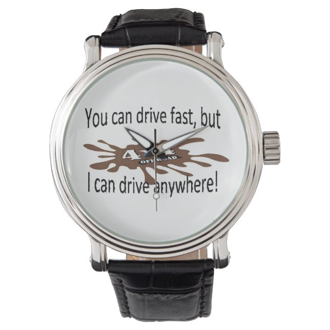 4x4 off road drive anywhere watch (Front)