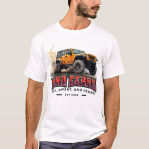 4x4 Pickup Outdoor and Mud Enthusiasts 4WD Camping T-Shirt
