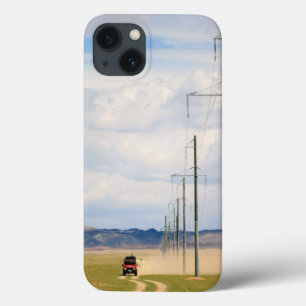4X4 Vehicles On Dirt Road, Gobi Desert iPhone 13 Case
