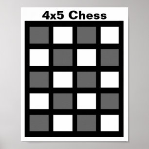 4x5 - Chess TAG Grid (1-1/4" fridge magnets) Poster