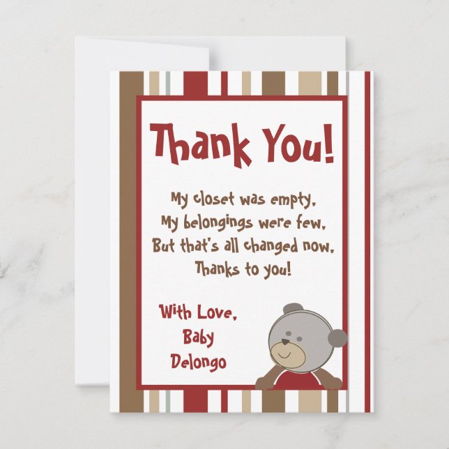 4x5 FLAT Thank You Card Cocalo Buttons (Front)