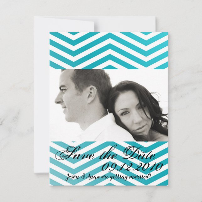 4x5 Save the Date Card Boho Cacti Cactus Succulent (Front)