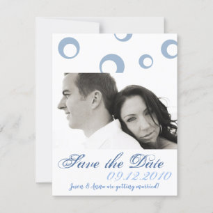 4x5 Save the Date Card Seahorse Sea Ocean Beach