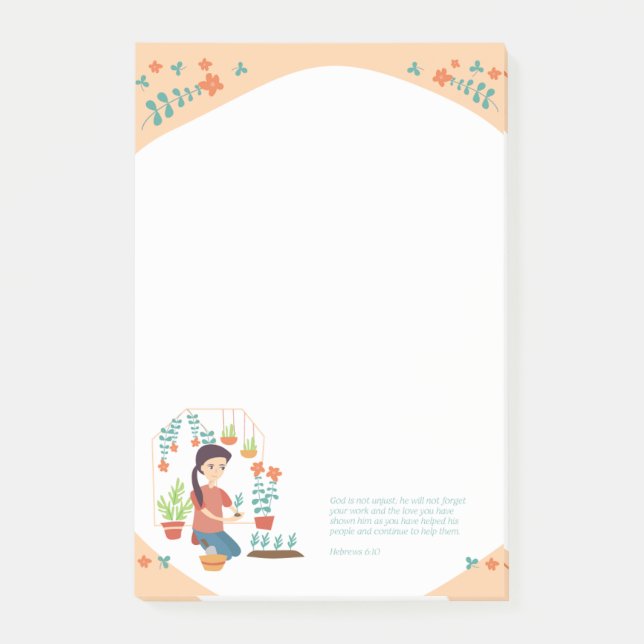 4x6 Spindletones Heavenward Series Post-It Notes 1 (Front)