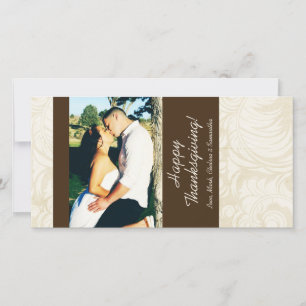 4x8 Autumn Tree Foliage PHOTO Thanksgiving Card