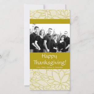 4x8 Autumn Tree Foliage PHOTO Thanksgiving Card