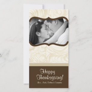 4x8 Autumn Tree Foliage PHOTO Thanksgiving Card