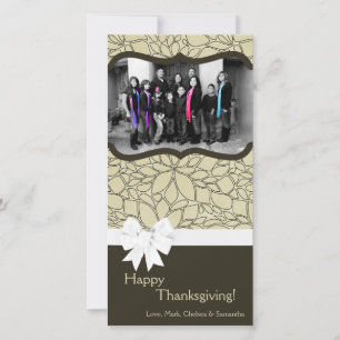 4x8 Autumn Tree Foliage PHOTO Thanksgiving Card
