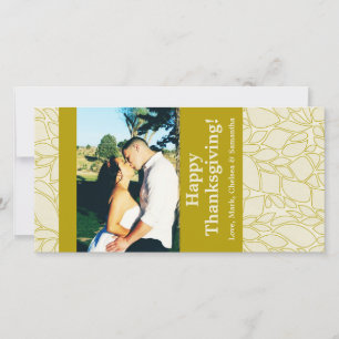 4x8 Autumn Tree Foliage PHOTO Thanksgiving Card